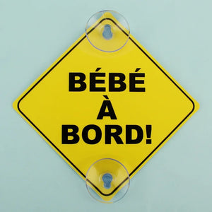 Étiquette bébé à bord