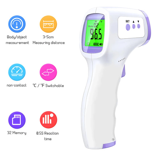 Thermomètre frontale sans contact